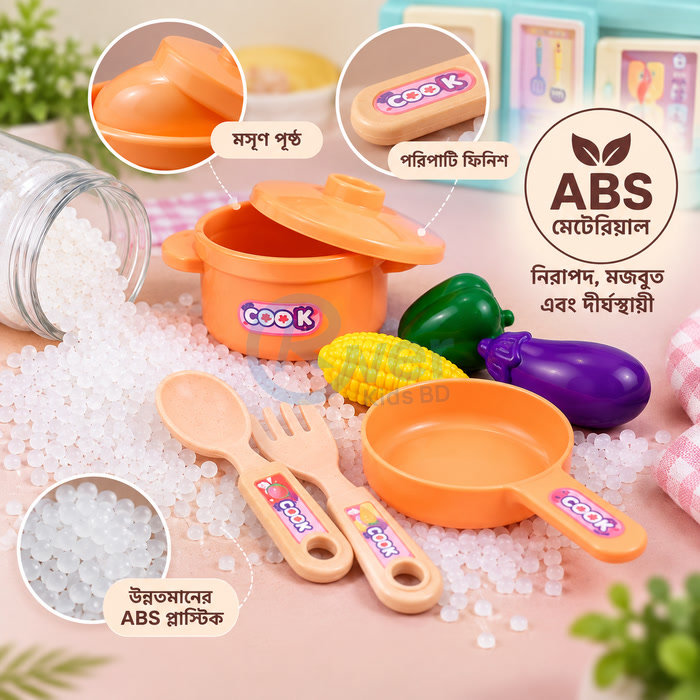 Kids Kitchen & Cooking Toy Set - Image 4