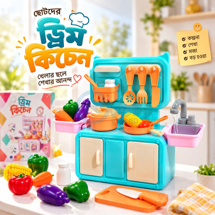 Kids Kitchen & Cooking Toy Set