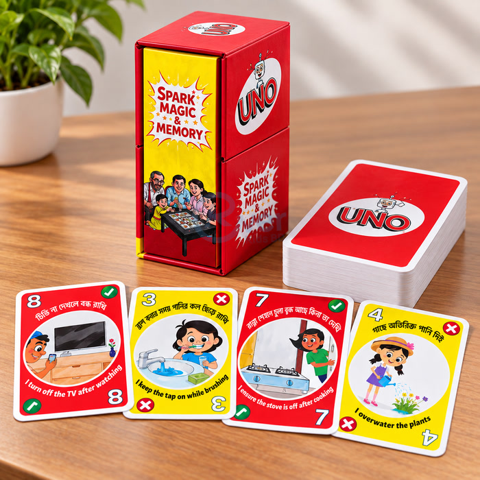 Kids UNO Learning Activity Cards